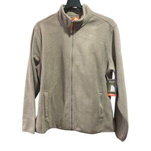 Men's Polar Fleece Jackets, Ozark Trail, XL, Taupe Falls, NWT